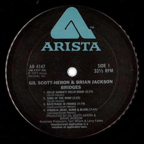 Gil Scott-Heron & Brian Jackson – Bridges