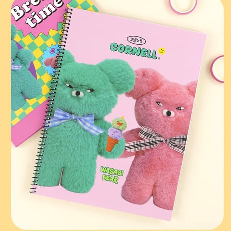 WASABI BEAR　코넬노트コーネルノート