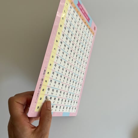 ハングル下敷き