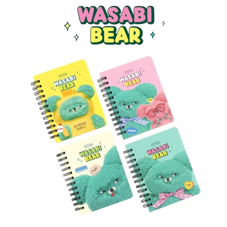 와사비베어　WASABI　BEAR ミニリングノート