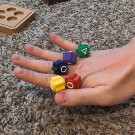오징어 공기놀이　イカゲーム　コンギ遊びセット