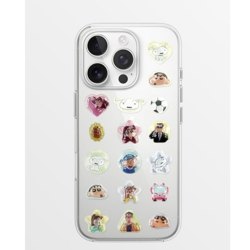 CRAYON SHINCHAN 3D크리스탈 스티커クレヨンしんちゃん3Dクリスタル