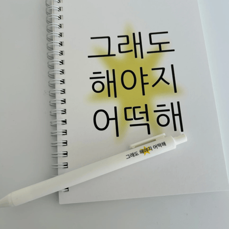 그래도 해야지 어떡해 ノート＆ボールペンセット