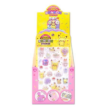 韓国限定ポケモンボンボンドロップステッカー