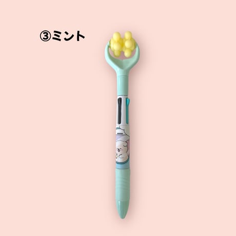 マッサージ（コロコロ付き）４色ボールペン