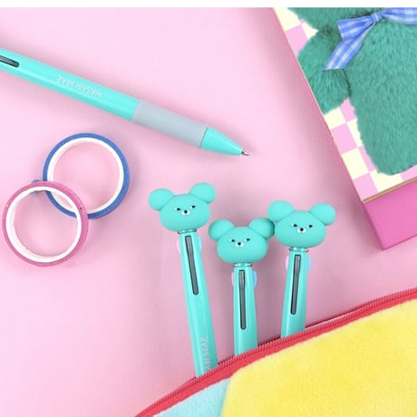 WASABI BEAR 피규어3색볼펜 フィギュア3色ボールペン