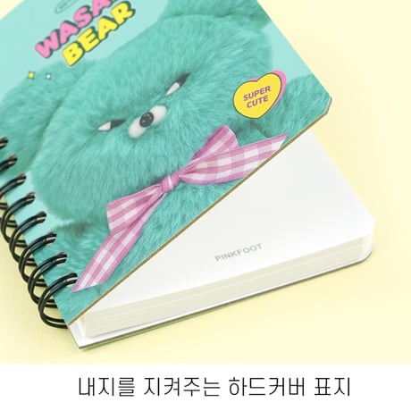 와사비베어　WASABI　BEAR ミニリングノート