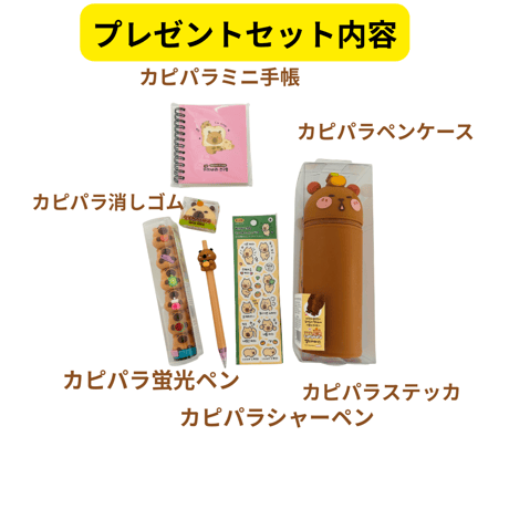 카피바라 선물세트 カピパラプレゼントセット
