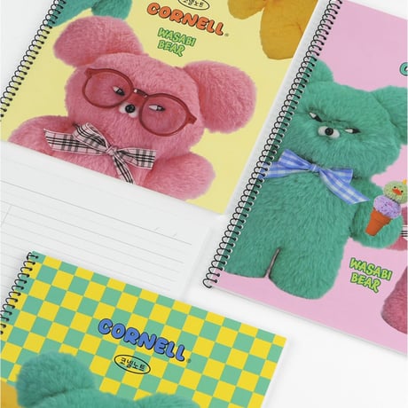 WASABI BEAR　코넬노트コーネルノート