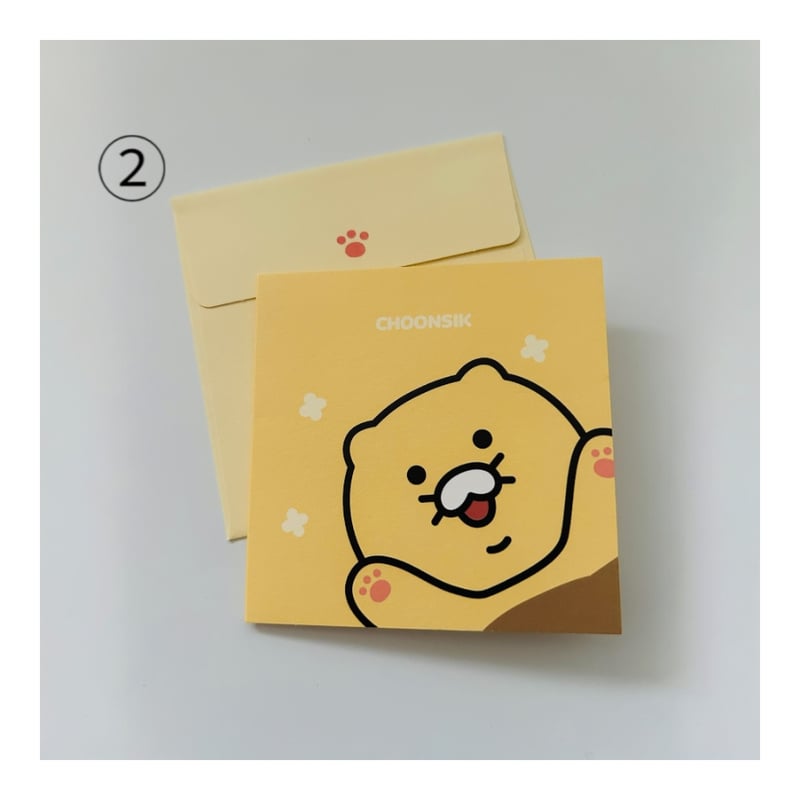 CHOONSIK 춘식이 카트（チュンシギ ミニカード） | はんぐるばん