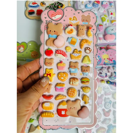 말랑말랑3D엉덩이스티커　ぷにぷに３Dおしりステッカー
