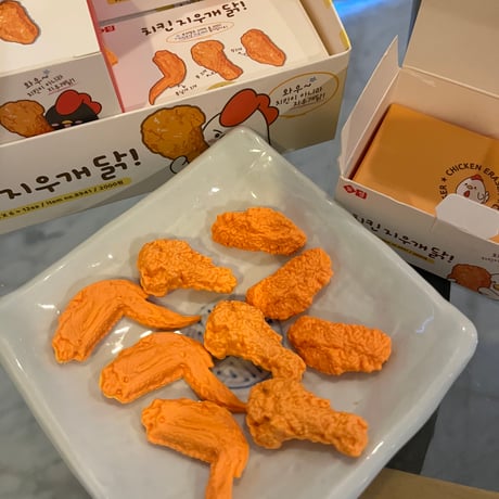 치킨지우개BOX　チキン消しゴムBOX