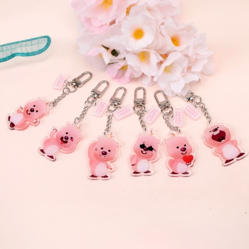 るるたん 水着アクリルキーホルダー 4個セット るるたん 水着アクリルキーホルダー 4個セット 水面アクリル