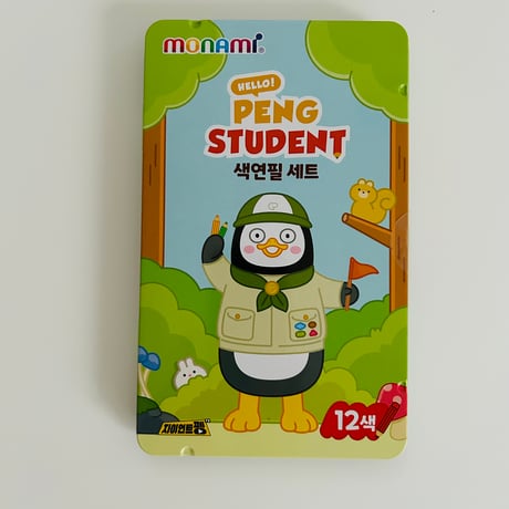 펭수12색 색연필　ペンス12色　色鉛筆