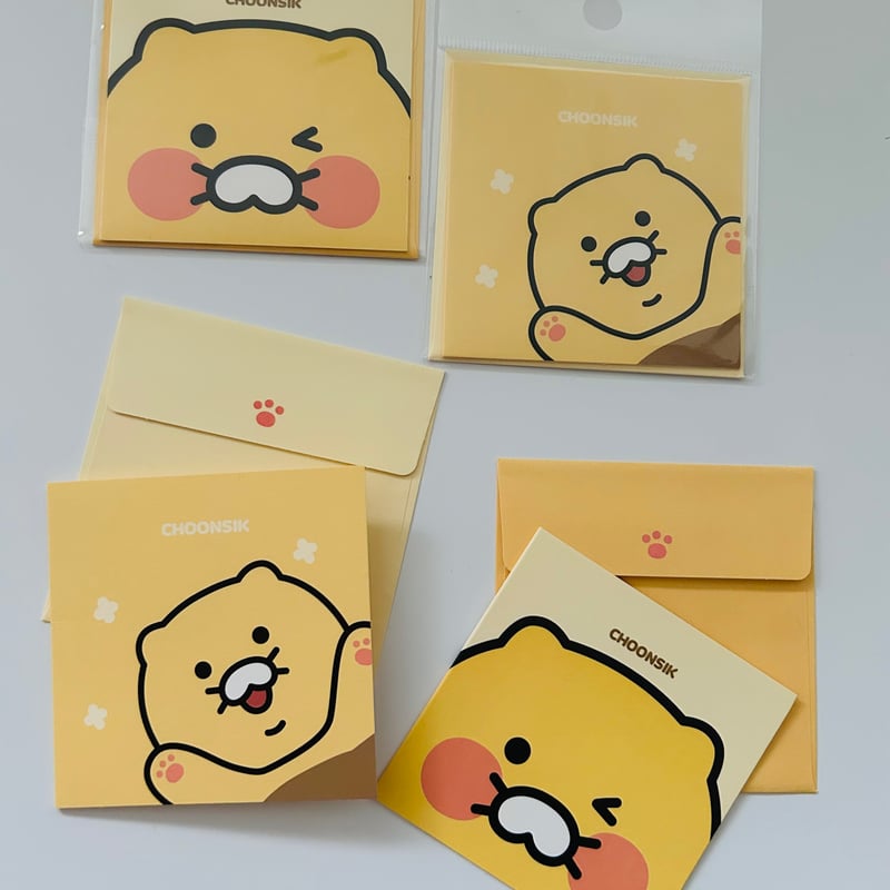 CHOONSIK 춘식이 카트（チュンシギ ミニカード） | はんぐるばん