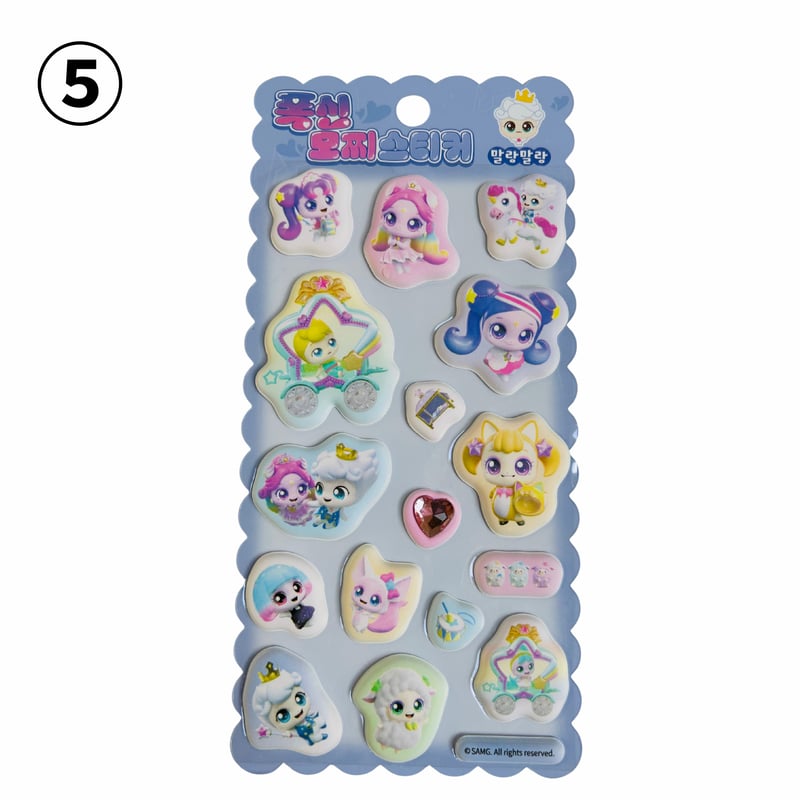 캐치！티니핑 빅페이스 모찌 스티커 キャッチティニピン ビッグ