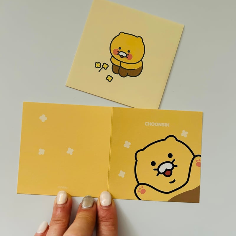 CHOONSIK 춘식이 카트（チュンシギ ミニカード） | はんぐるばん