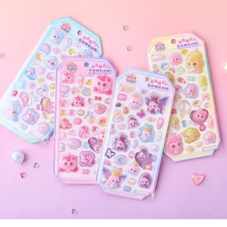 プリンセスキャッチティニピン キャンディボンボンステッカー
