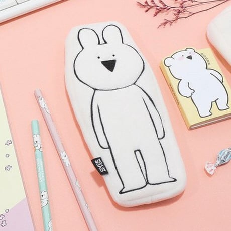 오버액션토끼 팬슬케이스　オーバーアクションウサギペンシルケース
