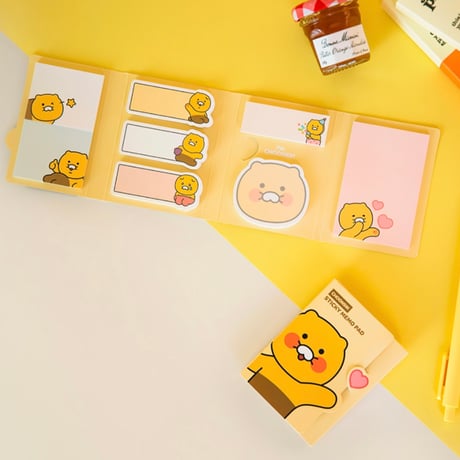 춘식 4단점착메모지　チュンシギ４段付箋