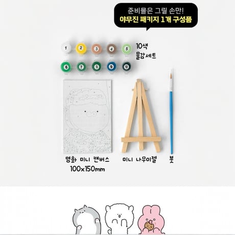 명화 패러디 그리기세트　名画パロディお絵描きセット