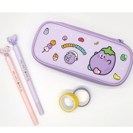 당근친구들 파우치필통　にんじんの仲間たちポーチ筆箱