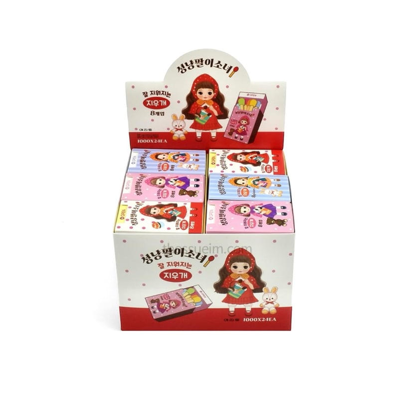 성냥모양 지우개 マッチ棒消しゴム | はんぐるばん