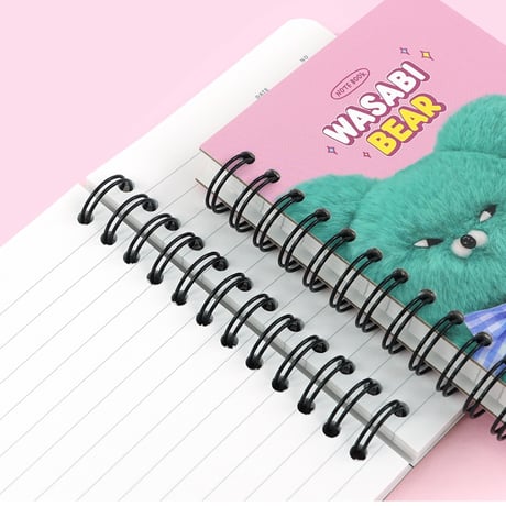 와사비베어　WASABI　BEAR ミニリングノート