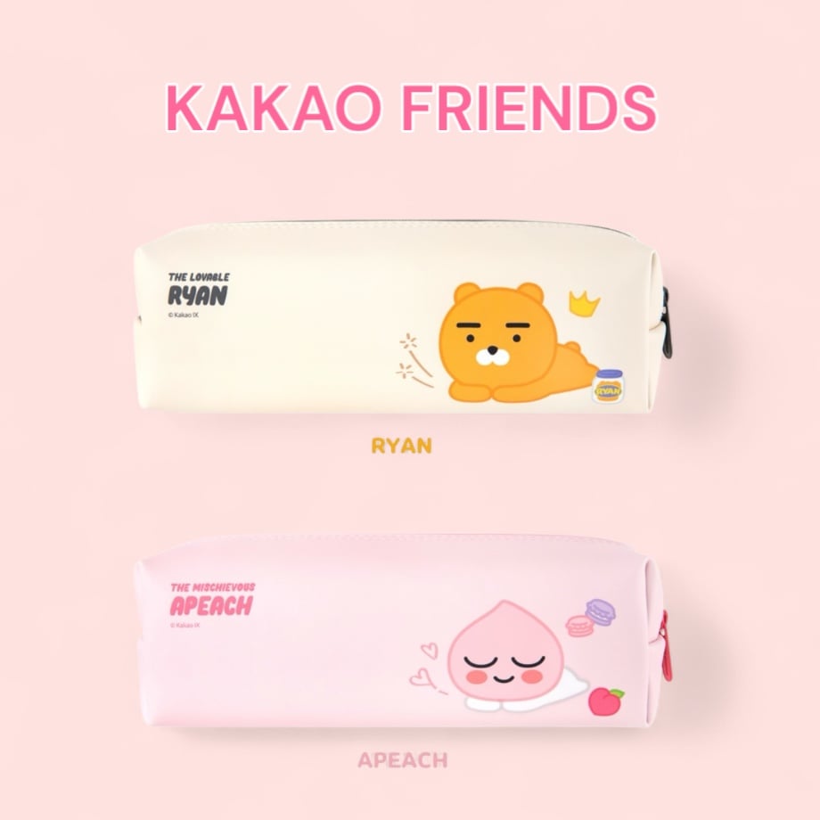 ☆KAKAO☆ ページ KAKAO FRIENDS 시각 필통 四角ペンケース | はんぐるばん