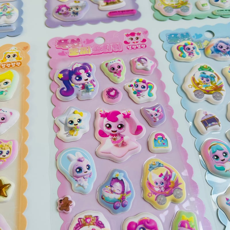 캐치！티니핑 빅페이스 모찌 스티커 キャッチティニピン ビッグ