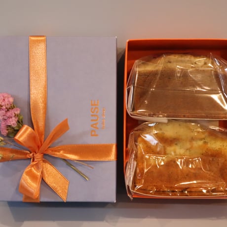 PAUSEの春パウンドセット《桜緑茶&パイン×烏龍茶》