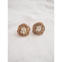 white berry earring