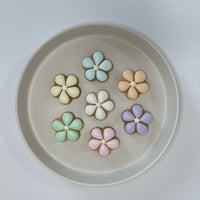 メッセージプレートのアイシングクッキー(ハート・スター・フラワー