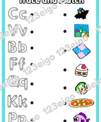 Alphabet & Friends: Trace and Match