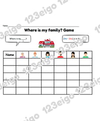 Where is my family? Game