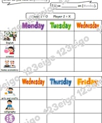 Connect 3 - School Subjects