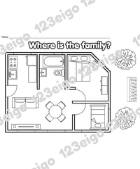 Where is the family? Pair Work