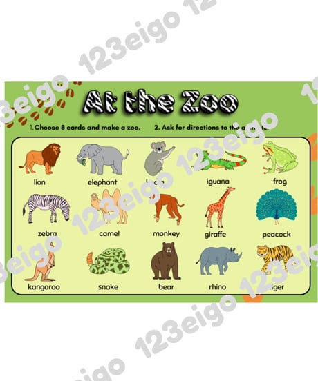 At the Zoo - Directions