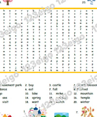 Welcome to Japan! Wordsearch