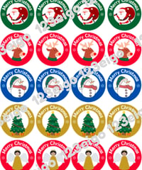 Christmas Stickers (B Set)