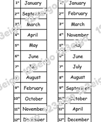 Find the Mistake - Months