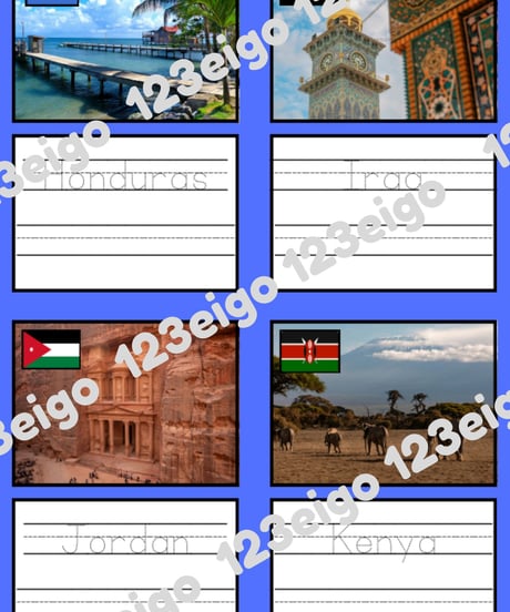 A to Z Country Handwriting Book