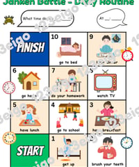 Janken Battle - My Daily Routine