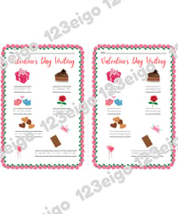 Valentine's Day Writing