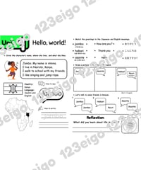 Let's Try! 2 Unit 1 Hello, world!