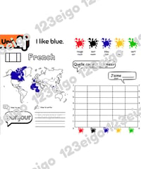 Let's Try! 1 Unit 4 I like blue