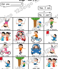 Bingo - Can you? (Challenging)
