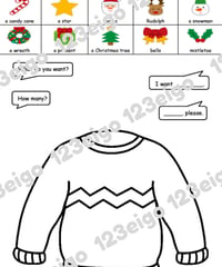 Let's make a Christmas sweater