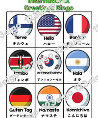 International Greetings Bingo