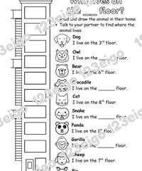 Who lives on the ____ floor?